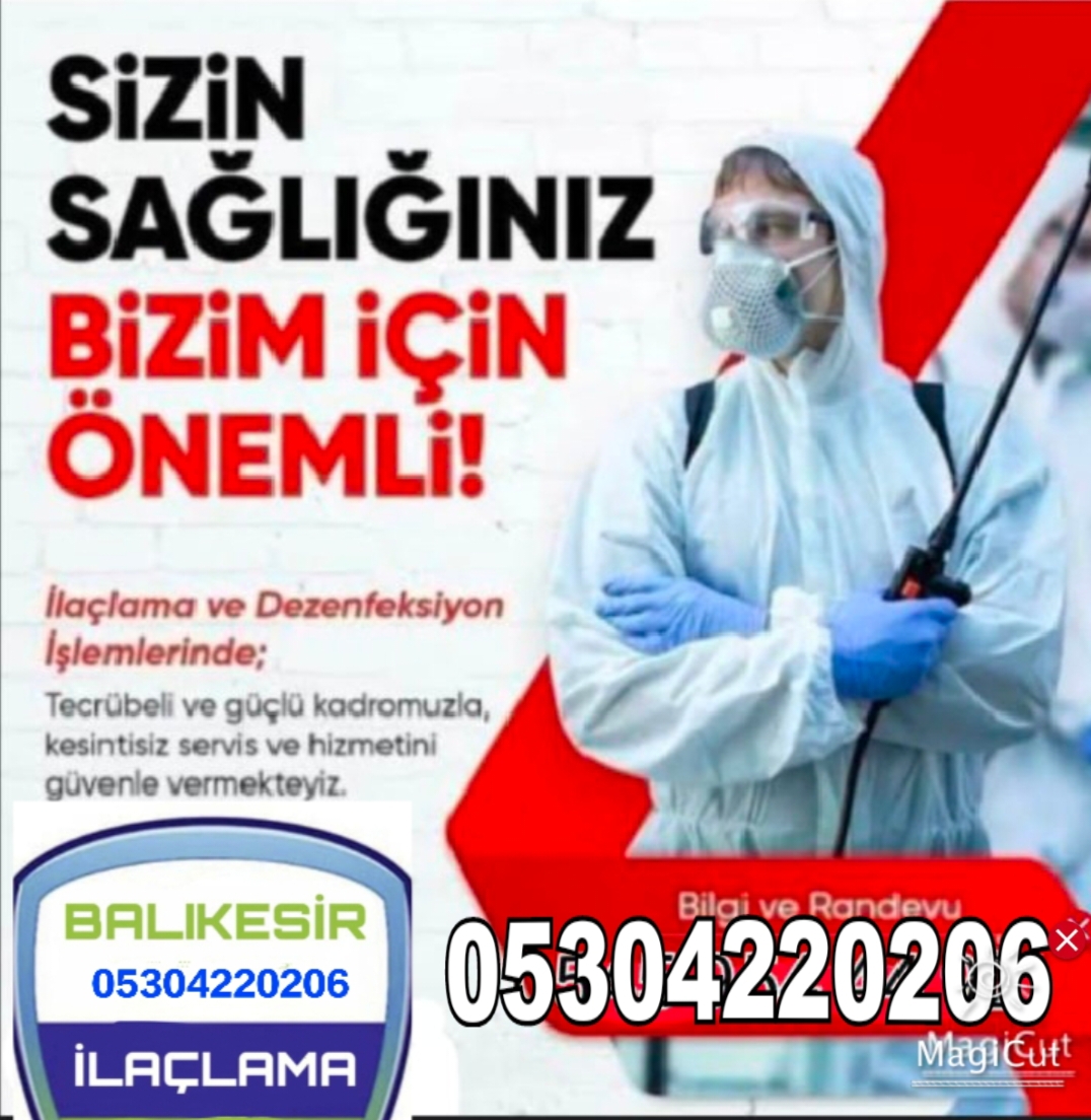 Balıkesir Böcek ilaçlama 05304220206